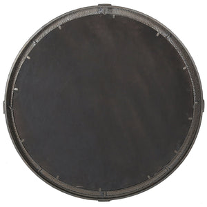 Safavieh Shailene Metal Round Mirror In Rustic Elegance - Earthy Tone & Stylish Decor Accent For Home Rust 38% Metal,48% Mirror,14% Manufactured Wood Cmi4000a
