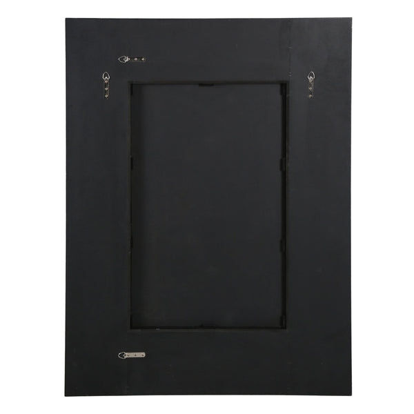 Safavieh Jilianna Rectangle Wood Mirror - Enhance Your Space With Rustic Charm And Modern Sophistication Black 2% Metal,40% Mirror,46% Wood,12% Manufactured Wood Cmi4005c