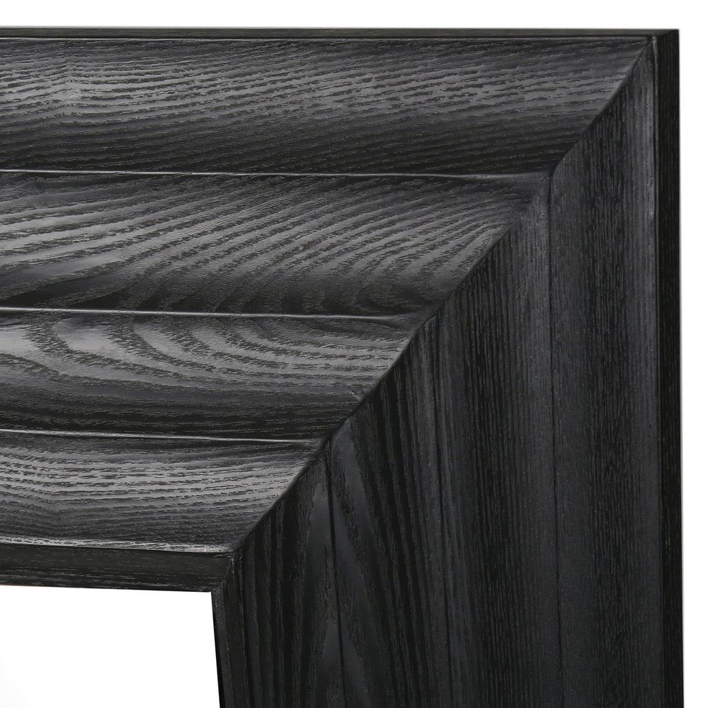 Safavieh Jilianna Rectangle Wood Mirror - Enhance Your Space With Rustic Charm And Modern Sophistication Black 2% Metal,40% Mirror,46% Wood,12% Manufactured Wood Cmi4005c