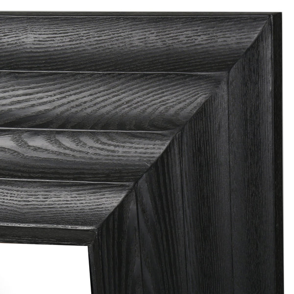 Safavieh Jilianna Rectangle Wood Mirror - Enhance Your Space With Rustic Charm And Modern Sophistication Black 2% Metal,40% Mirror,46% Wood,12% Manufactured Wood Cmi4005c