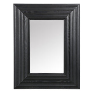 Safavieh Jilianna Rectangle Wood Mirror - Enhance Your Space With Rustic Charm And Modern Sophistication Black 2% Metal,40% Mirror,46% Wood,12% Manufactured Wood Cmi4005c