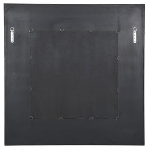 Safavieh Kaya Square Wood Mirror - Elegant Home Decor Piece To Enhance Your Space With Timeless Design Walnut 1% Metal,23% Mirror,37% Cork Veneer,39% Manufactured Wood Cmi4007b