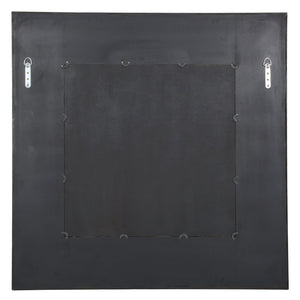 Safavieh Kaya Square Wood Mirror - Elegant Home Decor Piece To Enhance Your Space With Timeless Design Black 1% Metal,23% Mirror,37% Cork Veneer,39% Manufactured Wood Cmi4007c