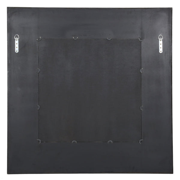 Safavieh Kaya Square Wood Mirror - Elegant Home Decor Piece To Enhance Your Space With Timeless Design Black 1% Metal,23% Mirror,37% Cork Veneer,39% Manufactured Wood Cmi4007c