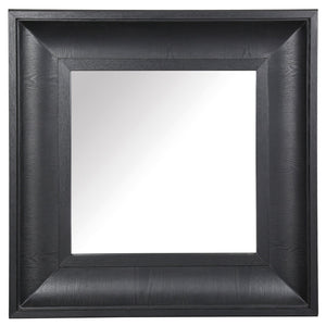 Safavieh Kaya Square Wood Mirror - Elegant Home Decor Piece To Enhance Your Space With Timeless Design Black 1% Metal,23% Mirror,37% Cork Veneer,39% Manufactured Wood Cmi4007c