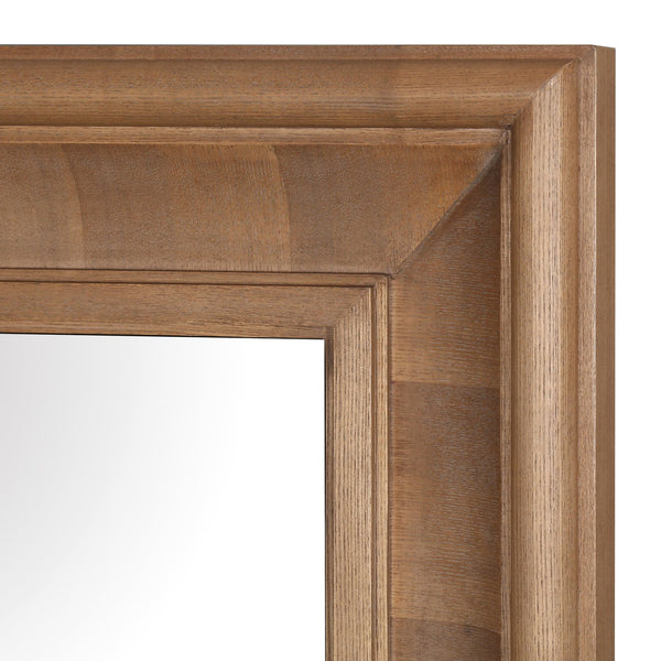 Safavieh Kaya Rectangle Wood Mirror - Elegant Design To Enhance Light And Space In Any Room Décor Natural 1% Metal,22% Mirror,34% Cork Veneer,43% Manufactued Wood Cmi4008a