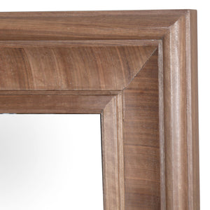 Safavieh Kaya Rectangle Wood Mirror - Elegant Design To Enhance Light And Space In Any Room Décor Walnut 1% Metal,22% Mirror,34% Cork Veneer,43% Manufactued Wood Cmi4008b