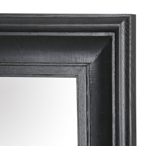 Safavieh Kaya Rectangle Wood Mirror - Elegant Design To Enhance Light And Space In Any Room Décor Black 1% Metal,22% Mirror,34% Cork Veneer,43% Manufactued Wood Cmi4008c
