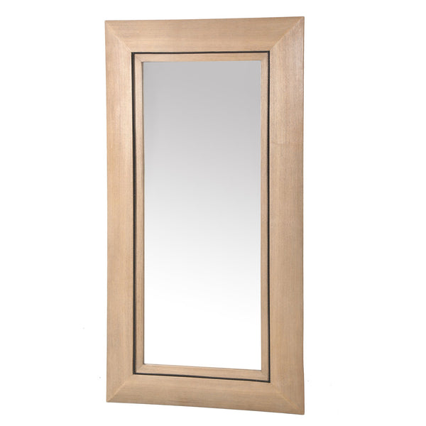 Safavieh Tenric Large Rectangle Wood Mirror - Natural Elegance For Stylish Home Décor & Versatile Design Natural 5% Metal,29% Mirror, 33% Cork Veneer,33% Manufactured Wood Cmi4012a