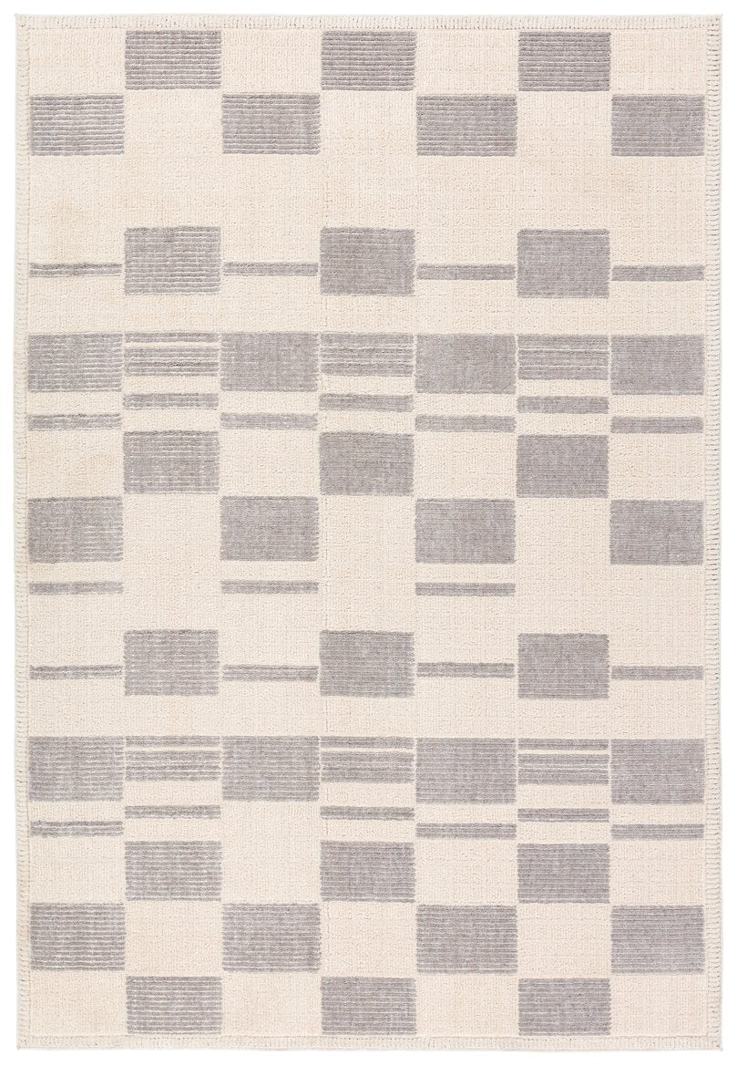 Jaipur Living Composure Fercose Cmp02 Powerloomed Machinemade 100% Polyester Geometric Geometric Indoor Rug Ivory 100% Polyester Rug162326