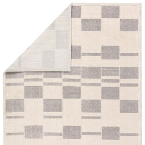 Jaipur Living Composure Fercose Cmp02 Powerloomed Machinemade 100% Polyester Geometric Geometric Indoor Rug Ivory 100% Polyester Rug162326