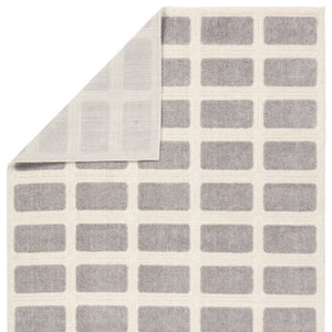 Jaipur Living Composure Deverell Cmp03 Powerloomed Machinemade 100% Polyester Geometric Geometric Indoor Rug Gray, Cream 100% Polyester Rug162296