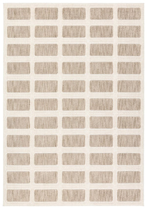 Jaipur Living Composure Deverell Cmp04 Powerloomed Machinemade 100% Polyester Geometric Geometric Indoor Rug Tan, Cream 100% Polyester Rug162288