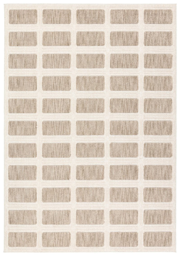 Jaipur Living Composure Deverell Cmp04 Powerloomed Machinemade 100% Polyester Geometric Geometric Indoor Rug Tan, Cream 100% Polyester Rug162288