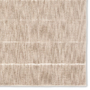 Jaipur Living Composure Assurance Cmp07 Powerloomed Machinemade 100% Polyester Lines Geometric Indoor Rug Tan, Cream 100% Polyester Rug162307
