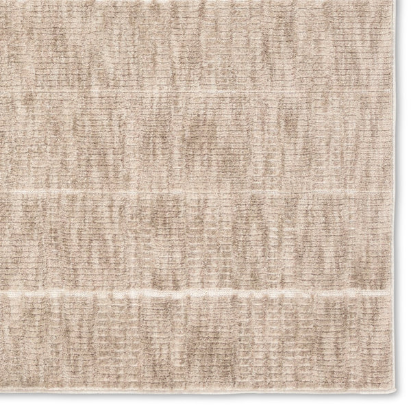 Jaipur Living Composure Assurance Cmp07 Powerloomed Machinemade 100% Polyester Lines Geometric Indoor Rug Tan, Cream 100% Polyester Rug162307