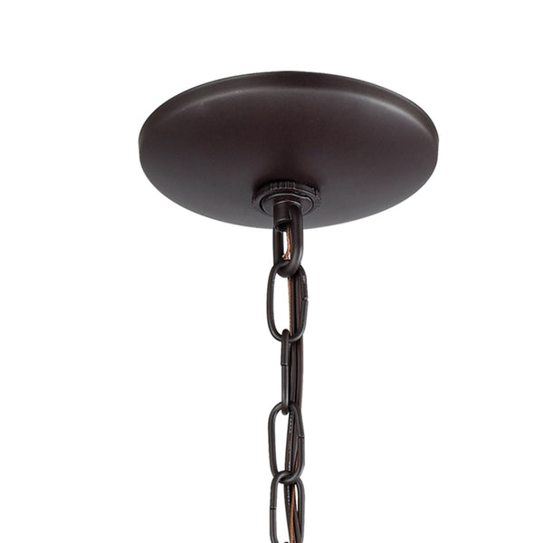 Thomas Lighting Farmington Five Light Chandelier Oil Rubbed Bronze Slim Arms Dining Room Fixture CN110521