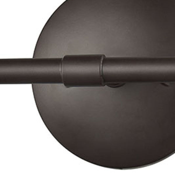 Thomas Lighting Beckett Globe Wall Sconce Oil Rubbed Bronze Clear Glass Ambient Bathroom Light 2-Light Vanity - B CN120211
