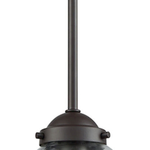 Thomas Lighting Beckett Globe Pendant Light Oil Rubbed Bronze Modern Fixture for Kitchen or Dining 6 inches Clear CN129151