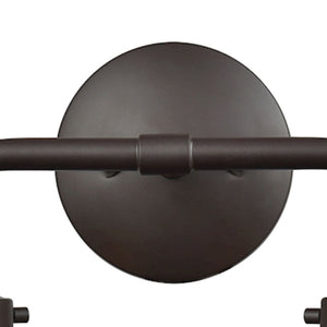 Thomas Lighting Beckett Globe Wall Sconce Oil Rubbed Bronze Clear Glass Ambient Bathroom Light 2-Light Vanity - A CN129211