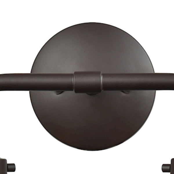 Thomas Lighting Beckett Globe Wall Sconce Oil Rubbed Bronze Clear Glass Ambient Bathroom Light 2-Light Vanity - A CN129211