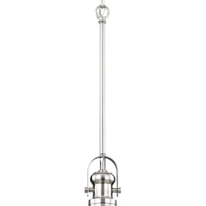 Thomas Lighting Blakesley Dome Pendant Light Brushed Nickel Frosted Glass Kitchen Island Fixture CN200142