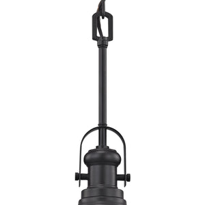 Thomas Lighting Blakesley Metal Dome Mini Pendant with Frosted Glass Diffuser for Kitchen or Dining Bronze CN200151