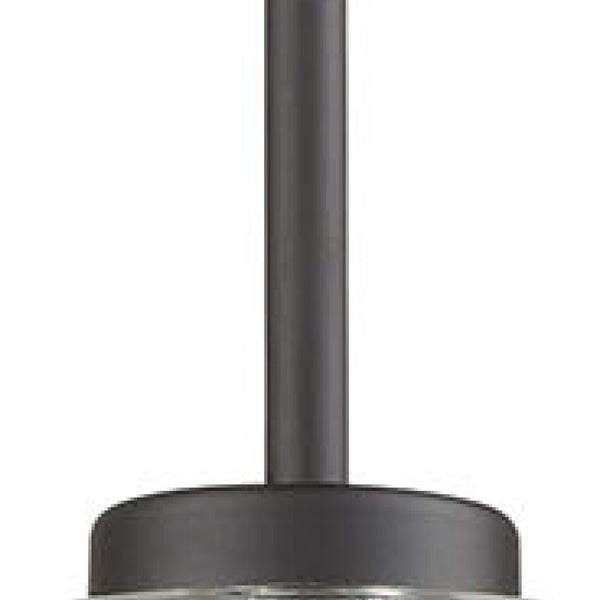 Thomas Lighting West End Angular Arm Mini Pendant Brushed Metal Cylindrical Glass Kitchen Island Light Bronze CN240511