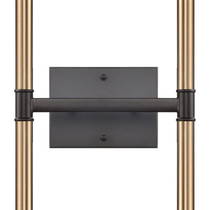 Thomas Lighting Notre Dame Linear Wall Sconce Oil Rubbed Bronze Gold Finish for Bath or Hallway 4-Light CN260471