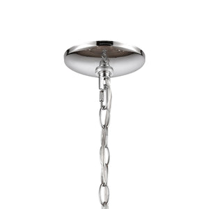 Thomas Lighting Oakland 3 Light Industrial Chandelier Polished Metal Cylinder Shades Dining Room Chrome 25 inches CN290523
