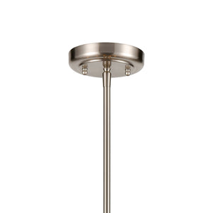 Thomas Lighting Park Slope Four Arm Open Pendant Light Sculptural Metal Rods for Dining or Entryway Nickel 31 inches CN330622