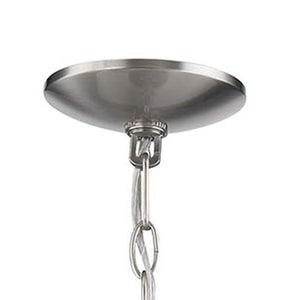 Thomas Lighting Meadowview 3 Light Candle Style Metal Chandelier for Modern Dining and Entryway Nickel 36 inches CN340922