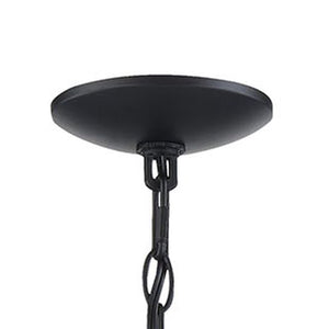 Thomas Lighting Meadowview 3 Light Candle Style Metal Chandelier for Modern Dining and Entryway Black 36 inches CN340926