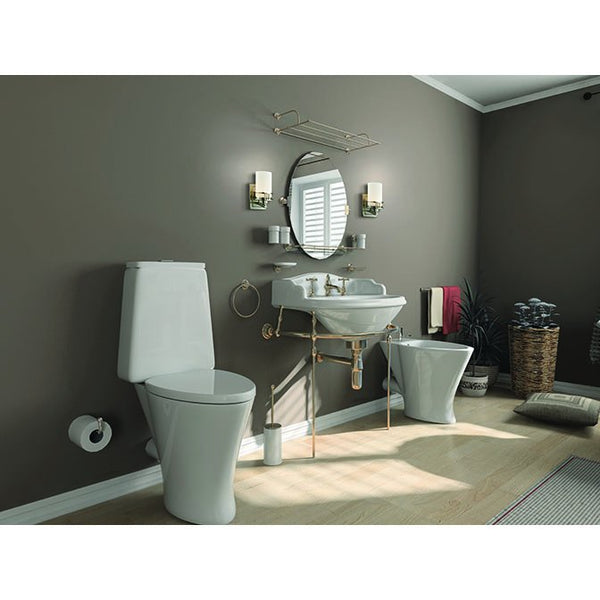 Thomas Lighting Ravendale Two Light Vanity Fixture with Cylindrical Glass Shades for Modern Bathrooms Nickel 9'' High 1-Light Sconce CN578172