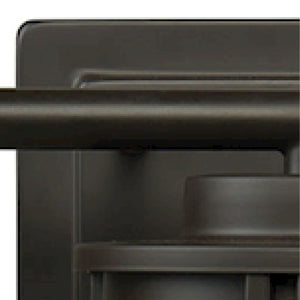 Thomas Lighting Ravendale Two Light Vanity Fixture with Cylindrical Glass Shades for Modern Bathrooms Bronze 20'' Wide 3-Light Vanity Light CN578311