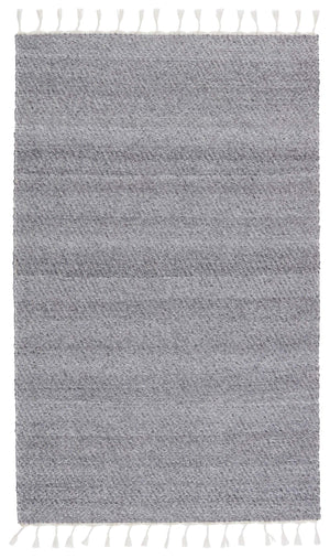 Jaipur Living Jaipur Living Encanto Handwoven Recycled Pet Indoor Outdoor Rug with Tassel Fringe Gray 5'X8' RUG149548