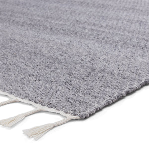 Jaipur Living Jaipur Living Encanto Handwoven Recycled Pet Indoor Outdoor Rug with Tassel Fringe Gray 5'X8' RUG149548