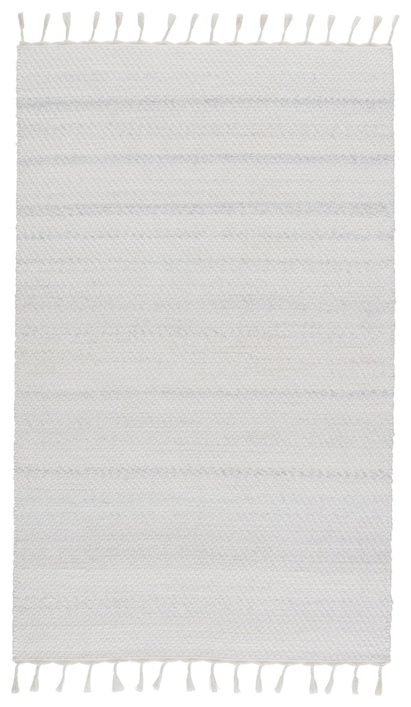 Jaipur Living Jaipur Living Encanto Handwoven Recycled Pet Indoor Outdoor Rug with Tassel Fringe White 9'X12' RUG149550