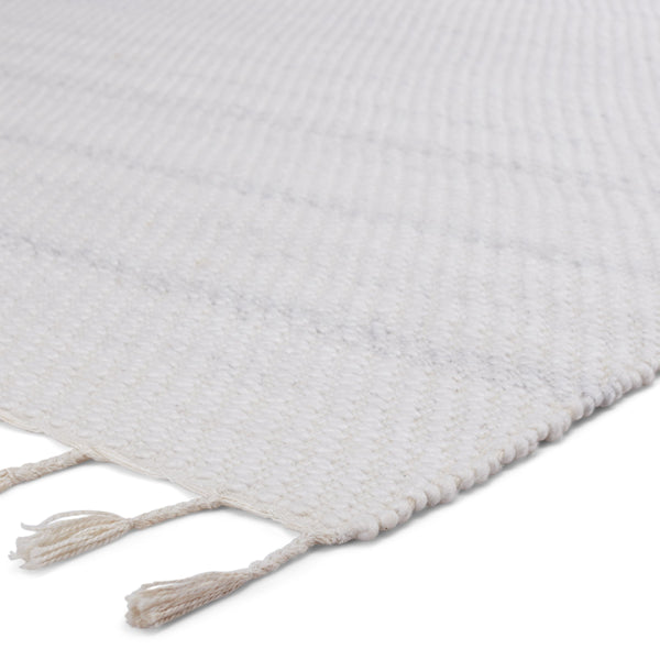 Jaipur Living Jaipur Living Encanto Handwoven Recycled Pet Indoor Outdoor Rug with Tassel Fringe White 9'X12' RUG149550