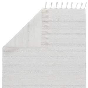 Jaipur Living Jaipur Living Encanto Handwoven Recycled Pet Indoor Outdoor Rug with Tassel Fringe White 9'X12' RUG149550