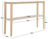 Safavieh Sigurd Console Table Natural / White CNS1200B