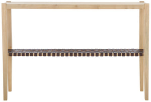 Safavieh Sigurd Console Table Natural / Cognac CNS1200C