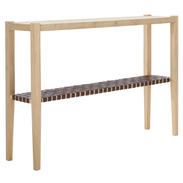 Safavieh Sigurd Console Table Natural / Cognac CNS1200C