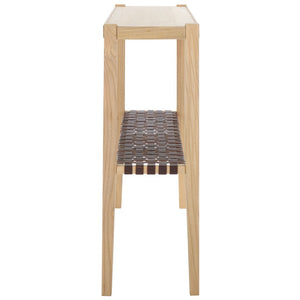 Safavieh Sigurd Console Table Natural / Cognac CNS1200C