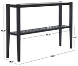 Safavieh Sigurd Console Table Black CNS1200D