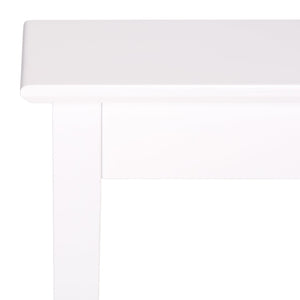 Safavieh Entil 2 Legged Console Table - Modern Elegance With Durable Cast Aluminum And Minimalist Design White Wood Cns1400a
