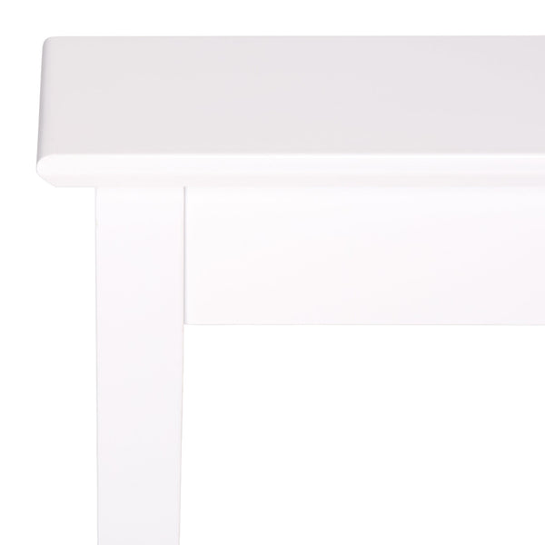 Safavieh Entil 2 Legged Console Table - Modern Elegance With Durable Cast Aluminum And Minimalist Design White Wood Cns1400a