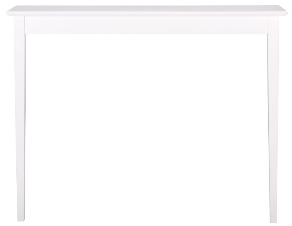 Safavieh Entil Modern Two-Legged Console Table - Sleek Minimalist Design For Entryways And Living Spaces White CNS1400A