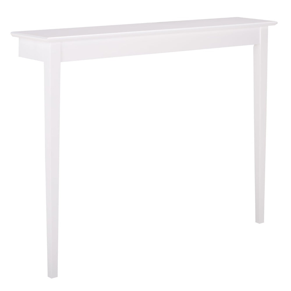 Safavieh Entil Modern Two-Legged Console Table - Sleek Minimalist Design For Entryways And Living Spaces White CNS1400A