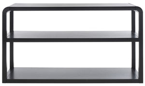 Safavieh Omara 3-Tier Console Table - Elegant Modern Design For Storage & Display In Entryway Or Living Room Black CNS1501A